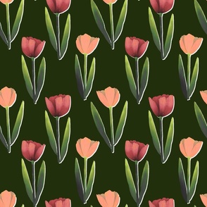 Tulips- green