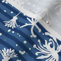 Australian Native Blossom Classic Blue and White