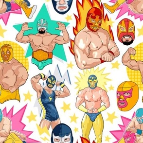 MUCHA LUCHA - white