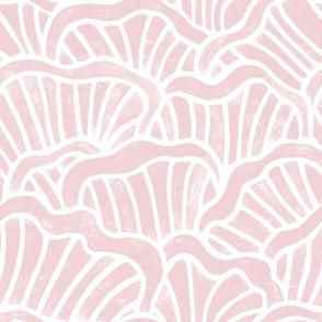 Groovy Mushroom Gills in Cotton Candy Petal Solids Color