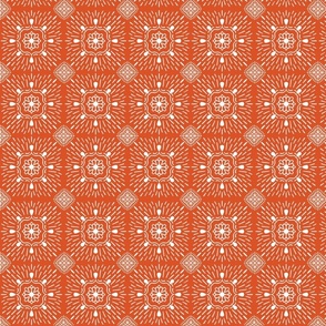 Star Burst tiles- orange
