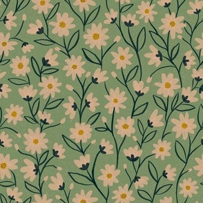 Brynn - Spoonflower petal - sage green