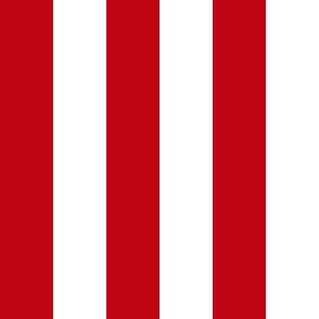 Classic Stripe 3" - 2256 medium // Christmas Red and White