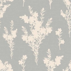 Blooming Branches Grey Cream
