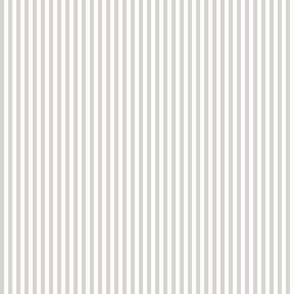 Bengal Stripe 1/4" - 2255 mini // Gray and white