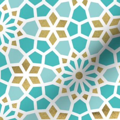 Persian Mosaic – Mint & White