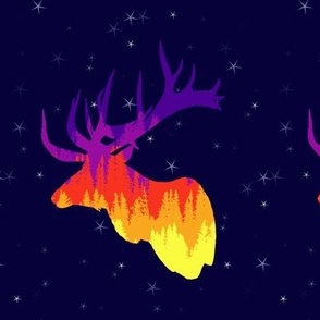 elk sunrise - pattern