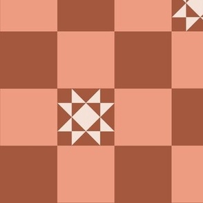 Pink Checkered Quilt