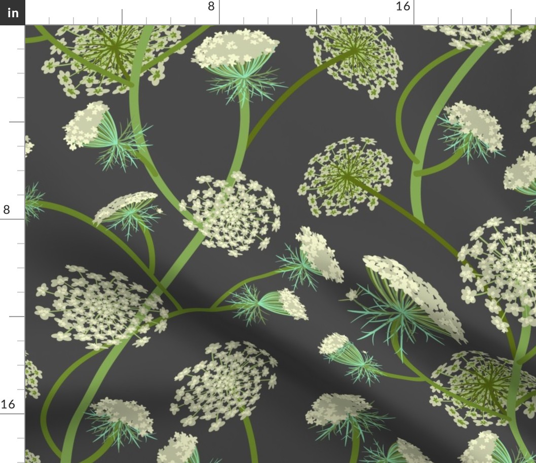 Queen Anne's Lace Charcoal