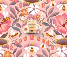 bees community honey flight // large scale