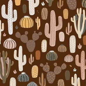 After The Rain Collection Cactus Medley Brown Small