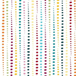 dots waves - bohemian colors (V) - dots wallpaper