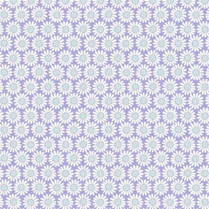 Vintage daisy daisy daisy sage_ lilac large scale by Pippa Shaw