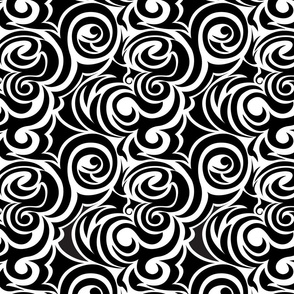 WHITE AND BLACK PATTERN