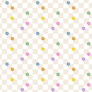 Checkered Blooms-Multi