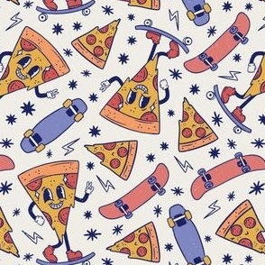 Skateboard Pizza Boy