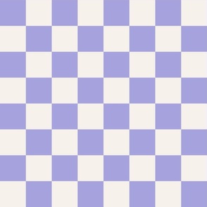 Old Skool Check Lg | Lilac + Cream Checkered