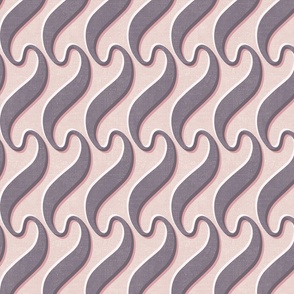 Twisted stripes pastel pink