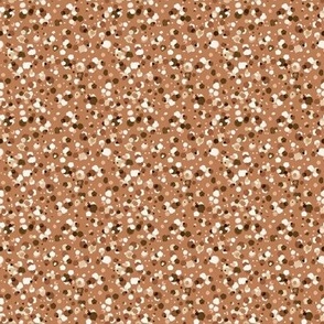 Bumpy Random Dots - Brown - Tiny Scale