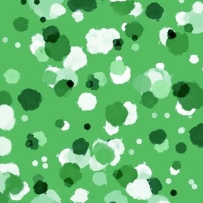 Bumpy Random Dots Asymmetrical Filler for Quilting - Blue-Green