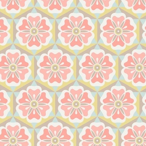 Vintage kitchen flower wallpapers