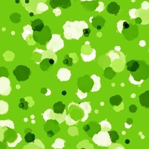 Small - Bumpy Random Dots in Lime Green - Created with Quilters in Mind