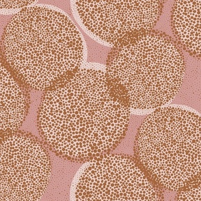 dot blob spots Terracota pink 