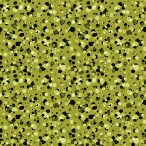 Tiny - Bumpy Random Dots in Olive-Green - Created with Quilters in Mind