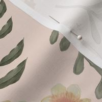 Floral Wilderness in Blush | 12" Repeat