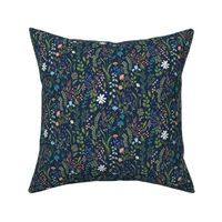 Wild Grasses navy small