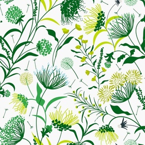 Wild Garden_3_Green/OffWhite