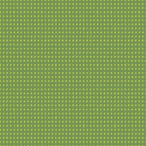 Hand drawn dots in spring green - medium