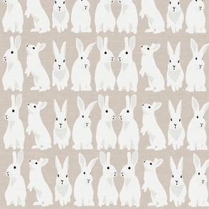 White Bunnies Dove Grey_Iveta Abolina