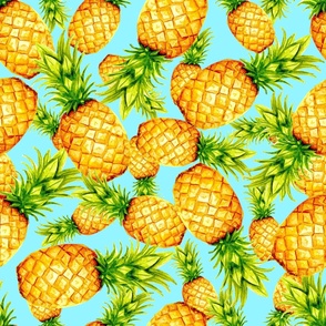 Pineapple - Blue Sky Large Scale