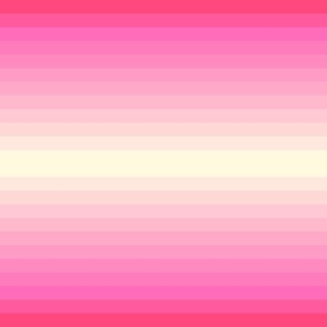 Pink Cream Ombre Gradient Stripes