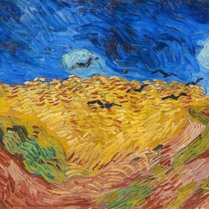 WHEATFIELD WITH CROWS - VAN GOGH