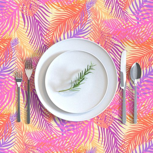 Retro Palms Pattern Daylight (original)