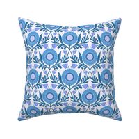 Wallflowers Pattern Blue (original)