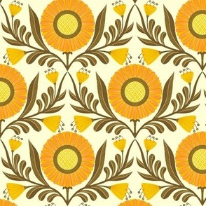 Wallflower Pattern Yellow (original)