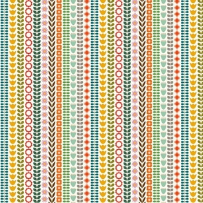 Scandinavian Folk Stripe - Small