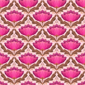 Diamond Floral Pattern Pink (original)