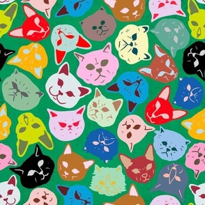 Cat Heads Pattern (original)