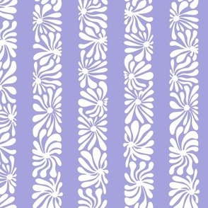 small lazy daisy lei - lilac monochrome