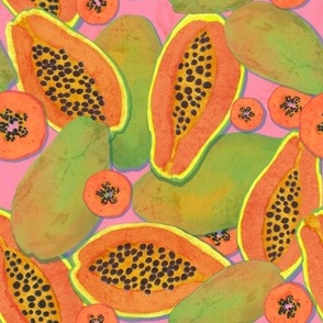 Papaya Pattern (original)