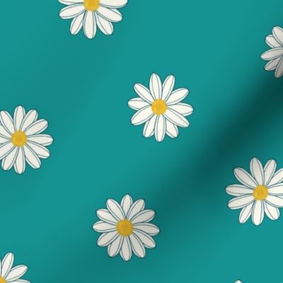 Daisy Teal Medium