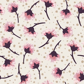 Secret Garden Clover Flowers - Pink Medium