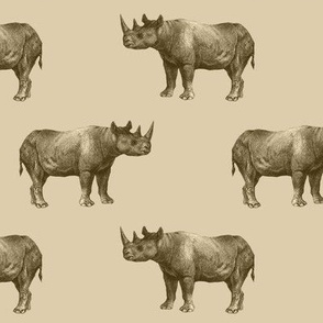 Safari Rhino Pattern