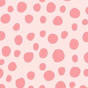 Polka Dots, Pink Pink, Cheetah Spots Animal Print Modern