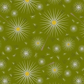 Dandelion Haze - Grass Green