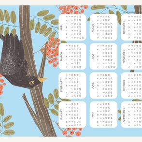 Calendar 2023 Blackbird